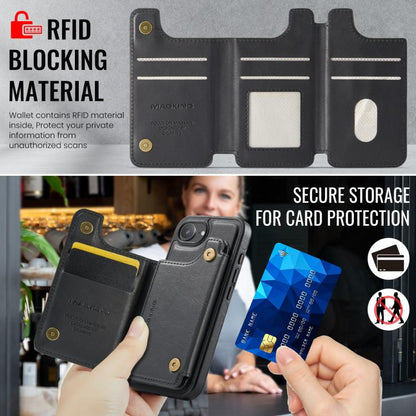 DG.MING MAGKING-K3 Series MagSafe RFID Card Bag Detachable Phone Case