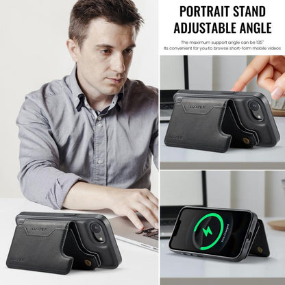 DG.MING MAGKING-K3 Series MagSafe RFID Card Bag Detachable Phone Case
