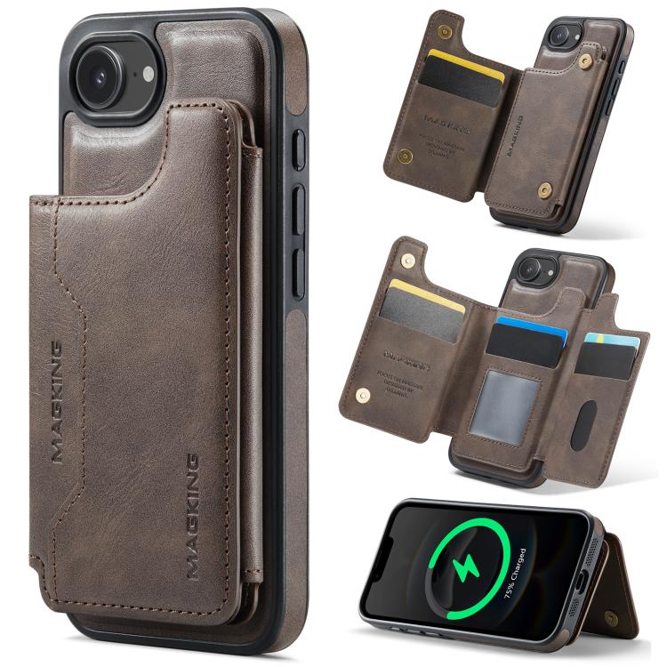 DG.MING MAGKING-K3 Series MagSafe RFID Card Bag Detachable Phone Case