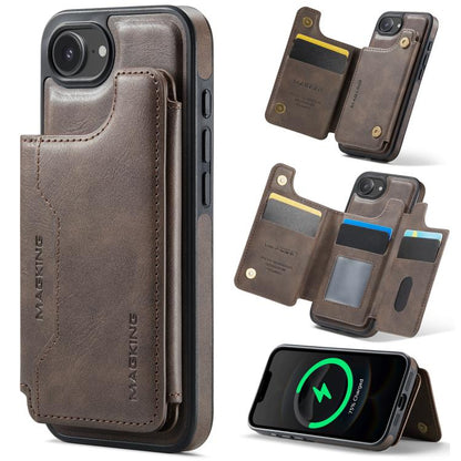 DG.MING MAGKING-K3 Series MagSafe RFID Card Bag Detachable Phone Case