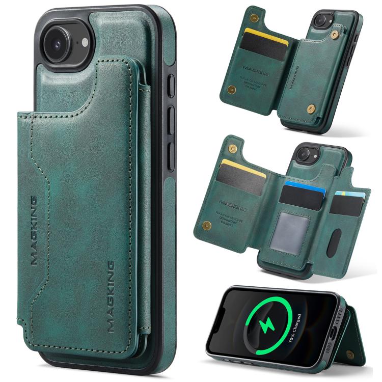 DG.MING MAGKING-K3 Series MagSafe RFID Card Bag Detachable Phone Case