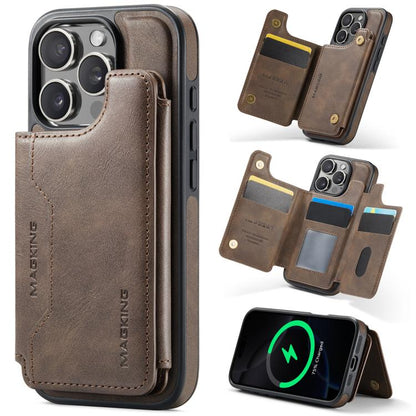 DG.MING MAGKING-K3 Series MagSafe RFID Card Bag Detachable Phone Case
