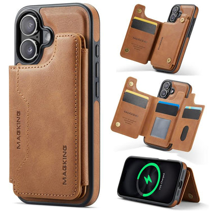 DG.MING MAGKING-K3 Series MagSafe RFID Card Bag Detachable Phone Case
