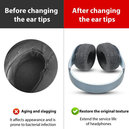 1 Pair Cotton Replacement Earpads For Beats Studio3 / 2
