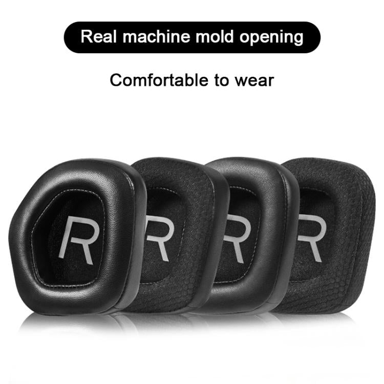 1 Pair Football Net Ice Feeling Snap-on Type Earphone Covers