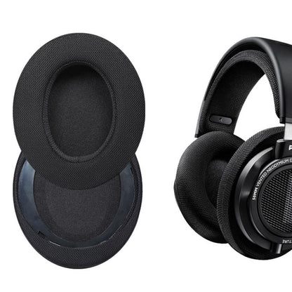 1 Pair Flannel Splicing Earphone Replacement Earpads Pads For Philips SHP9500