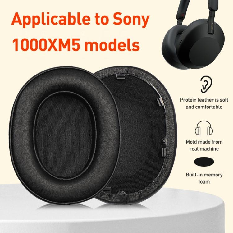 1 Pair Ice Skin Earphone Replacement Earpads Pads For Sony WH-1000XM5