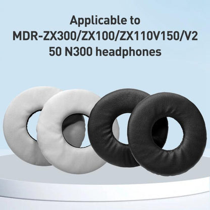 2pcs Lambskin Earphone Replacement Earpads Pads For Sony MDR-ZX300 / ZX100 / ZX110
