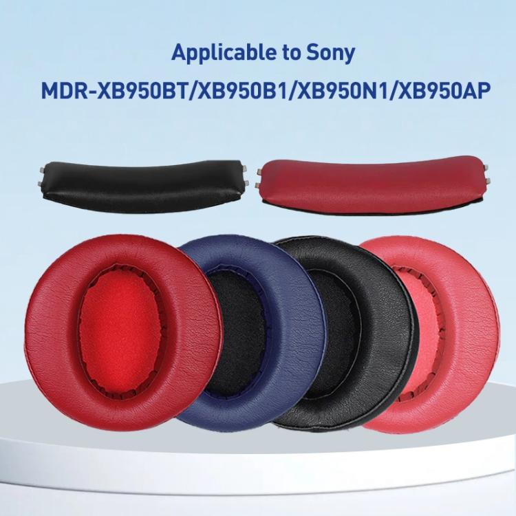 Headphone Protein Leather Headband Protective Cover For Sony MDR-XB950BT / XB950B1 / XB950N1