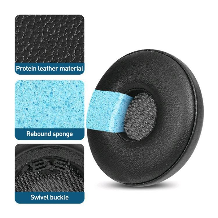 2pcs Protein Leather Earphone Replacement Earpads Pads For Sony H810N