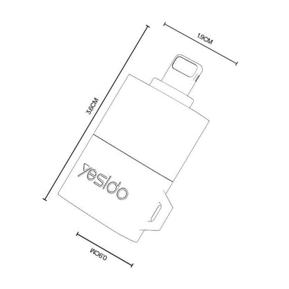 Yesido GS38 8 Pin TF Card Reader