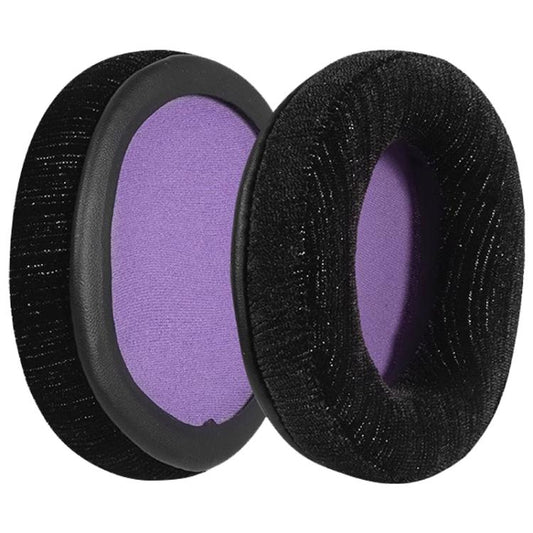 2pcs Flash Velvet Splicing Earphone Replacement Earpads Pads For HyperX Cloud 1 / I / 2 / II / 3