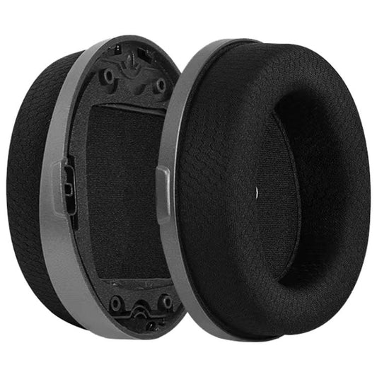 1 Pair Football Net Earphone Replacement Earpads Pads with Plastic Buckle For HyperX Cloud Orbit S / Audeze