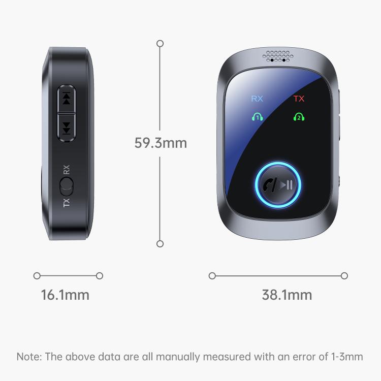 C86S Pro 2 in 1 Car Wireless Audio Adapter 3.5mm Audio Receiver Transmitter