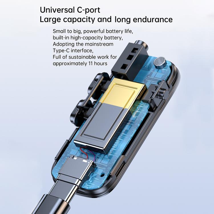 C89 2 in 1 Back Clip Wireless Audio Adapter Car 3.5mm Audio Receiver Transmitter