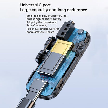 C89 2 in 1 Back Clip Wireless Audio Adapter Car 3.5mm Audio Receiver Transmitter