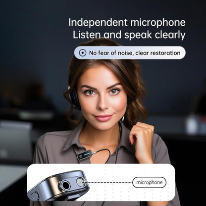 C89 2 in 1 Back Clip Wireless Audio Adapter Car 3.5mm Audio Receiver Transmitter