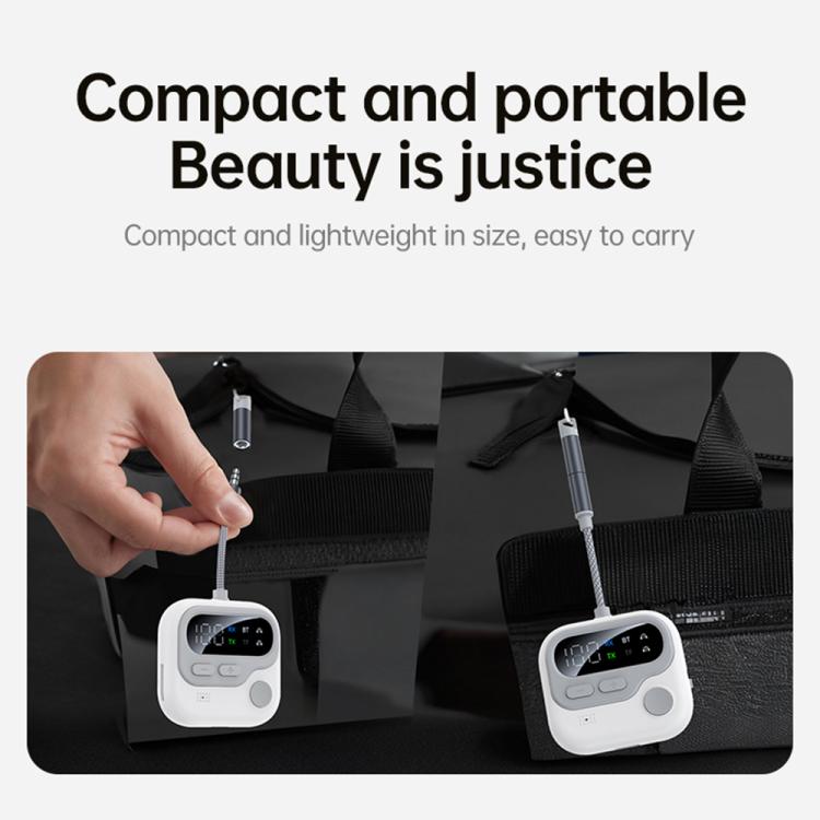 JS4 2 in 1 Car Digital Display Wireless Audio Adapter 3.5mm Audio Receiver Transmitter