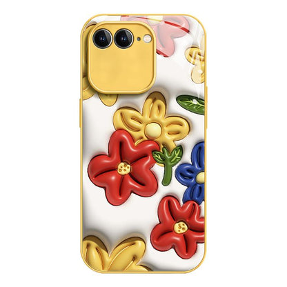 Liquid Glass TPU Soft Edge Shockproof Phone Case