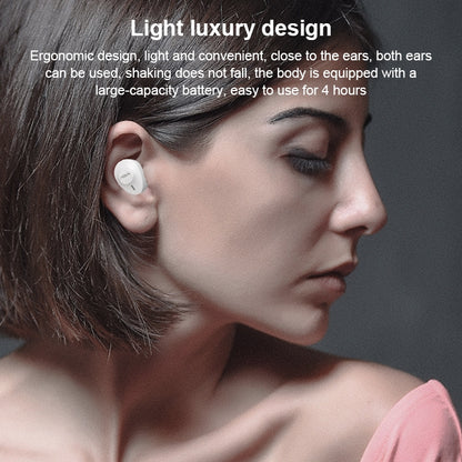 AIN MK-X18S USB Car Single Wireless Bluetooth Earphone with Charging Box, Support HD Call & Siri & Automatic Pairing, MK-X18S