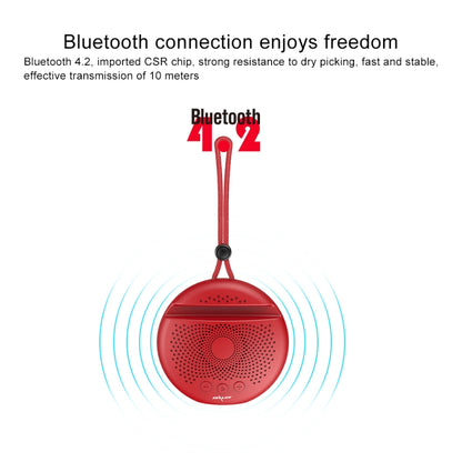 ZEALOT S24 Portable Stereo Bluetooth Speaker with Lanyard & Mobile Card Slot Holder, Supports Hands-free Call & TF Card