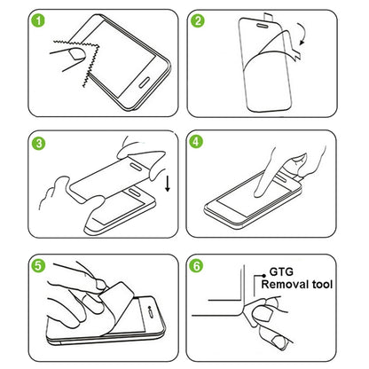 0.26mm 9H Surface Hardness 5D Explosion-proof Tempered Glass Screen Film for iPhone 6 & 6s