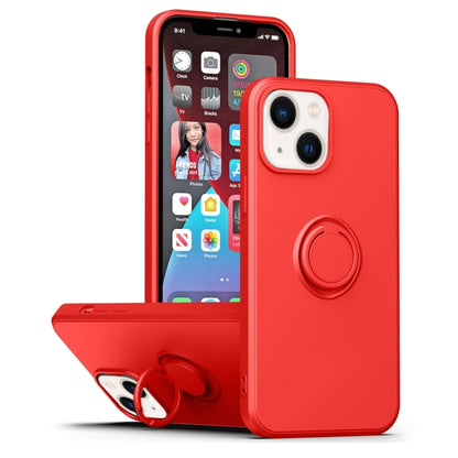 Ring Kickstand Silicone Phone Case, For iPhone 14, For iPhone 14 Pro, For iPhone 14 Pro Max