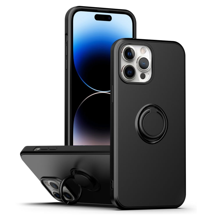 Ring Kickstand Silicone Phone Case, For iPhone 14, For iPhone 14 Pro, For iPhone 14 Pro Max