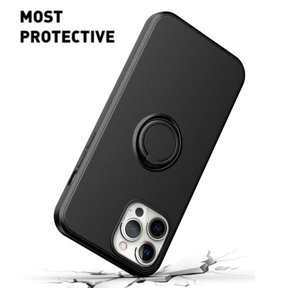 Ring Kickstand Silicone Phone Case, For iPhone 14 Plus