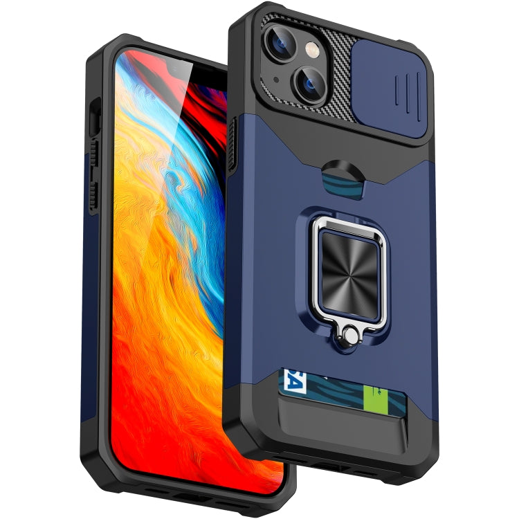 Sliding Camshield Card Phone Case, For iPhone 14, For iPhone 14 Pro, For iPhone 14 Pro Max, For iPhone 14 Plus