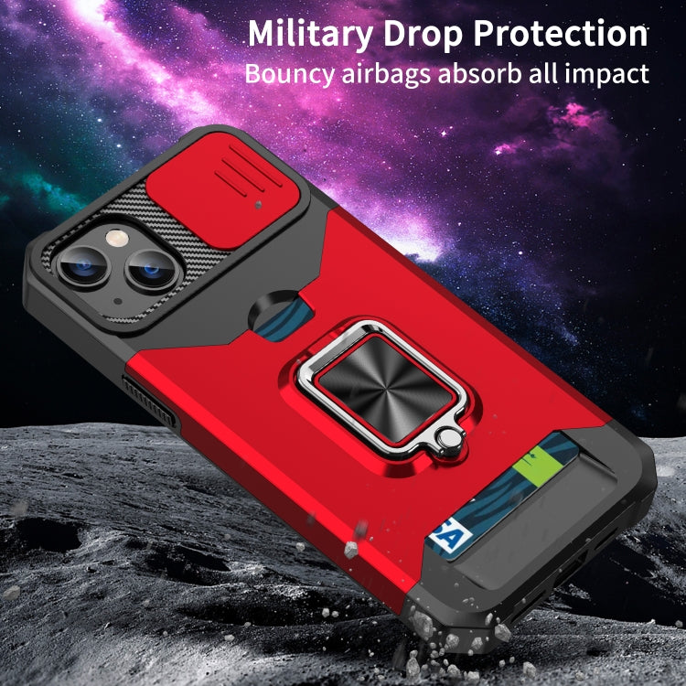Sliding Camshield Card Phone Case, For iPhone 14, For iPhone 14 Pro, For iPhone 14 Pro Max, For iPhone 14 Plus