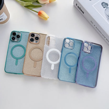 Plating Magsafe Glitter Phone Case, For iPhone 14, For iPhone 14 Pro, For iPhone14 Pro Max, For iPhone 14 Plus