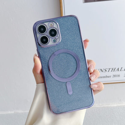 Plating Magsafe Glitter Phone Case, For iPhone 14, For iPhone 14 Pro, For iPhone14 Pro Max, For iPhone 14 Plus