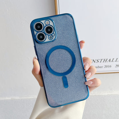 Plating Magsafe Glitter Phone Case, For iPhone 14, For iPhone 14 Pro, For iPhone14 Pro Max, For iPhone 14 Plus