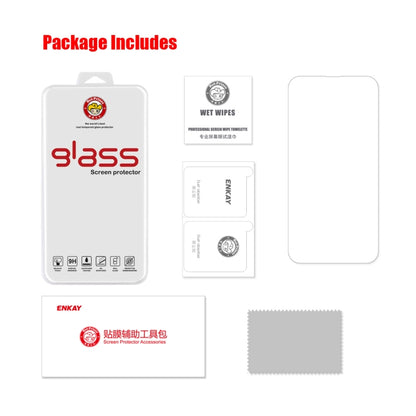ENKAY 0.26mm 9H 2.5D Tempered Glass Film for iPhone 14 Pro, For iPhone 14 Pro (1 PC), For iPhone 14 Pro (2 PCS), For iPhone 14 Pro (5 PCS), For iPhone 14 Pro (10 PCS)