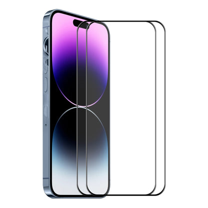 ENKAY 6D Full Glue Tempered Glass Full Film for iPhone 14 Pro, For iPhone 14 Pro (1 PC), For iPhone 14 Pro (2 PCS), For iPhone 14 Pro (5 PCS)