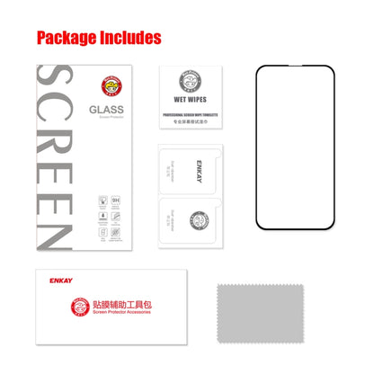 ENKAY Full Glue 0.26mm 9H 2.5D Tempered Glass Full Film for iPhone 14 Max, For iPhone 14 Plus (1 PC), For iPhone 14 Plus (2 PCS), For iPhone 14 Plus (5 PCS), For iPhone 14 Plus (10 PCS)