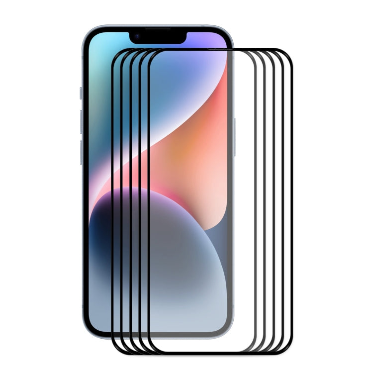 ENKAY Full Glue 0.26mm 9H 2.5D Tempered Glass Full Film for iPhone 14 Max, For iPhone 14 Plus (1 PC), For iPhone 14 Plus (2 PCS), For iPhone 14 Plus (5 PCS), For iPhone 14 Plus (10 PCS)