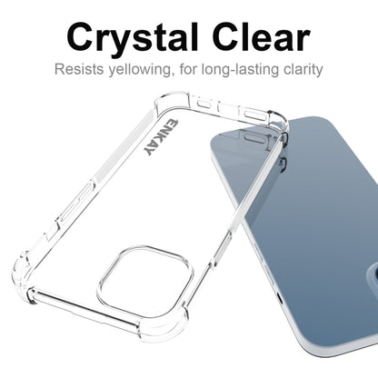 ENKAY Clear TPU Shockproof Phone Case, For iPhone 14, For iPhone 14 Plus, For iPhone 14 Pro, For iPhone 14 Pro Max