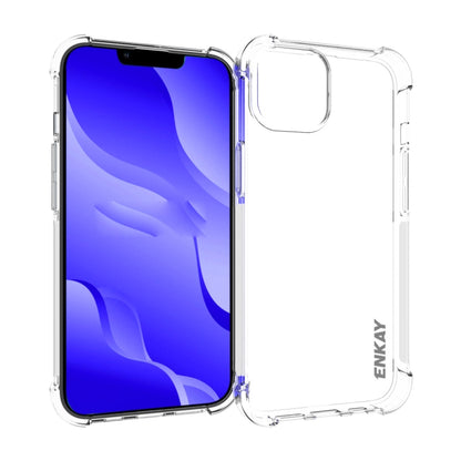 ENKAY Clear TPU Shockproof Phone Case, For iPhone 14, For iPhone 14 Plus, For iPhone 14 Pro, For iPhone 14 Pro Max