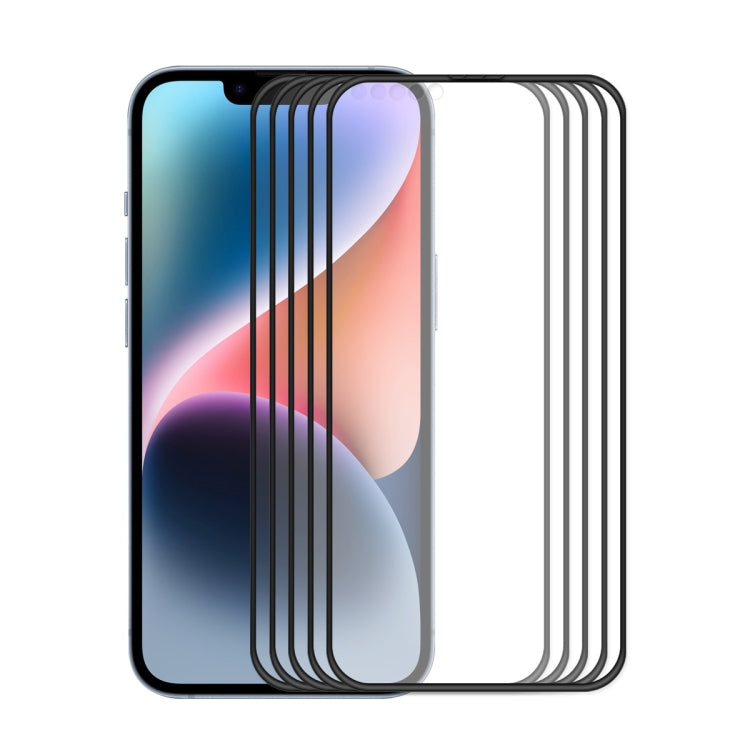 ENKAY Full Glue Tempered Glass Anti-fall Full Film for iPhone 14 Max, For iPhone 14 Plus(1 PC), For iPhone 14 Plus(2 PCS), For iPhone 14 Plus(5 PCS)