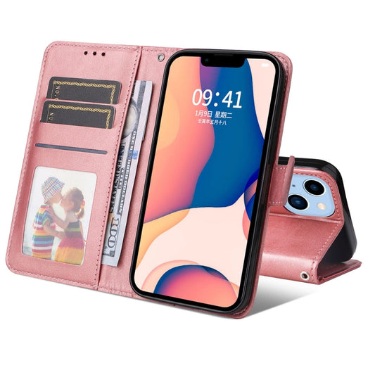 JSM Calf Texture Leather Phone Case For iPhone 14 Max, For iPhone 14 Plus