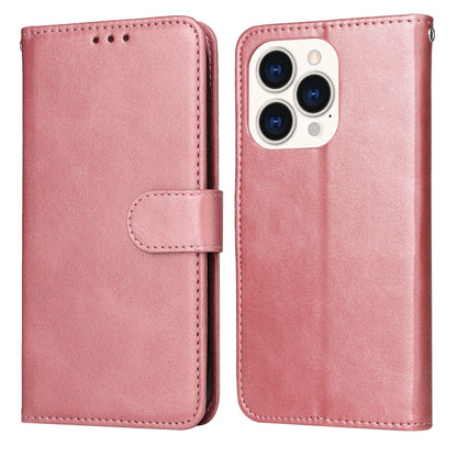 JSM Calf Texture Leather Phone Case For iPhone 14 Pro, For iPhone 14 Pro