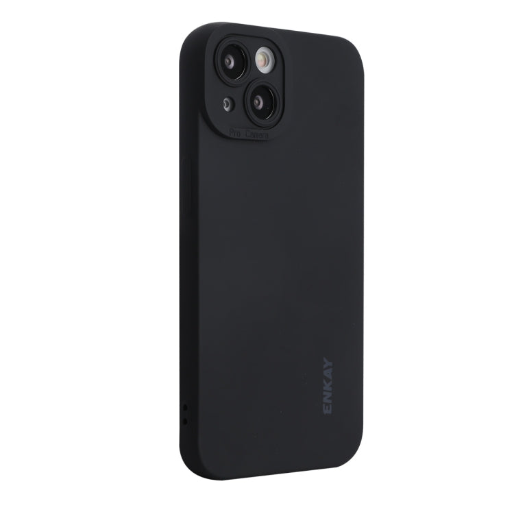 ENKAY Liquid Silicone Shockproof Phone Case For iPhone 14 Plus, For iPhone 14 Plus