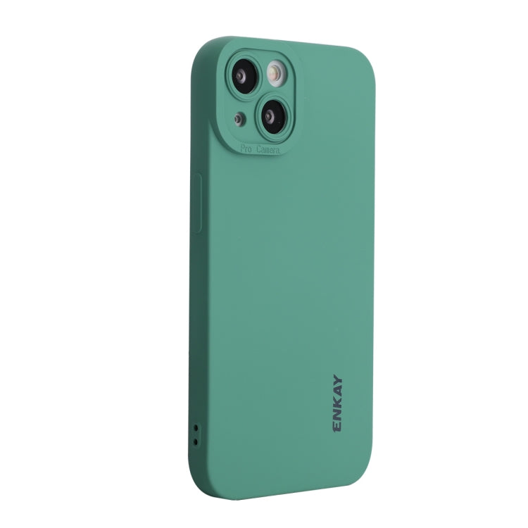 ENKAY Liquid Silicone Shockproof Phone Case For iPhone 14 Plus, For iPhone 14 Plus