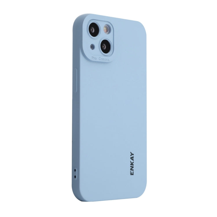 ENKAY Liquid Silicone Shockproof Phone Case For iPhone 14 Plus, For iPhone 14 Plus