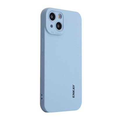 ENKAY Liquid Silicone Shockproof Phone Case For iPhone 14 Plus, For iPhone 14 Plus
