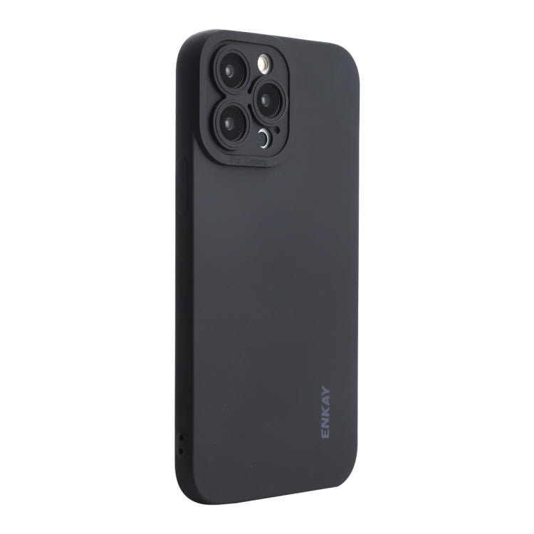 ENKAY Liquid Silicone Shockproof Phone Case For iPhone 14 Pro Max, For iPhone 14 Pro Max