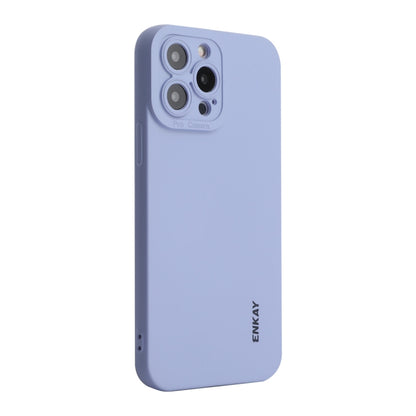 ENKAY Liquid Silicone Shockproof Phone Case For iPhone 14 Pro Max, For iPhone 14 Pro Max