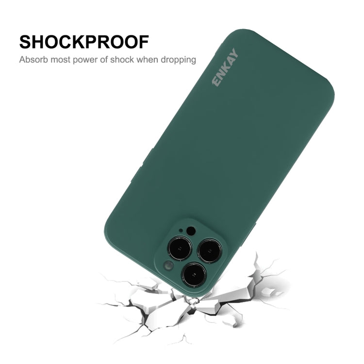 For iPhone 14 Pro ENKAY Liquid Silicone Shockproof Soft Phone Case, For iPhone 14 Pro